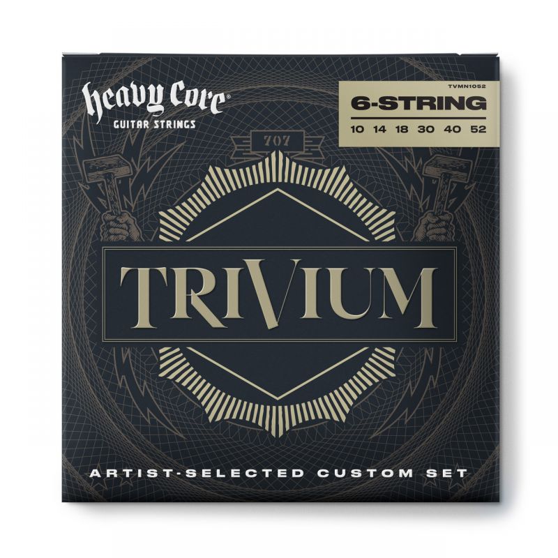 Набор струн DUNLOP TVMN1052 TRIVIUM STRING LAB SERIES GUITAR STRINGS 10-52